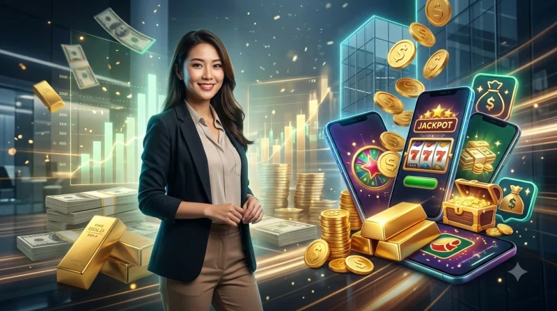 Nổ hũ 777 tại i9bet – slot machine với jackpot và đồng xu vàng